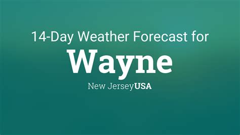 wayne nj weather